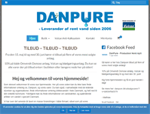 Tablet Screenshot of danpure.dk